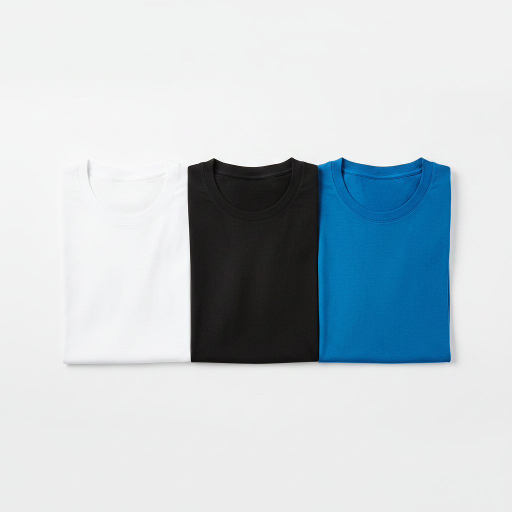 Men's Plain Tee - 3 Combo Pack