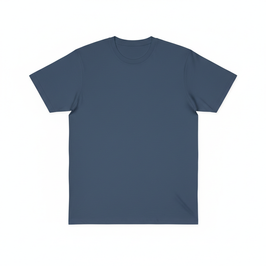 Classic Crew Neck Tee - Slate Blue