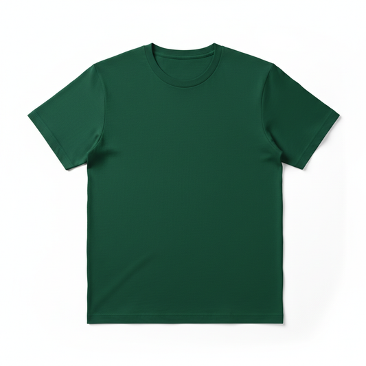 Classic Crew Neck Tee - Forest Green
